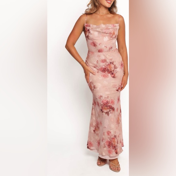 Petal & Pup Dresses & Skirts - Petal & Pup Esmeralda Maxi Dress Pink Floral XS